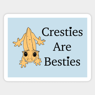 Cresties are Besties - Crested Gecko Magnet